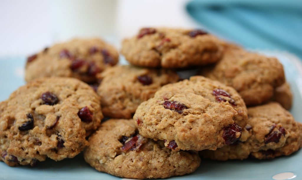 Biscuits canneberges et beurre d’arachide