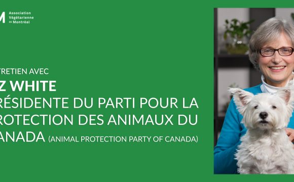 Entretien avec Liz White, Présidente du Parti pour la Protection des Animaux du Canada (Animal Protection Party of Canada)