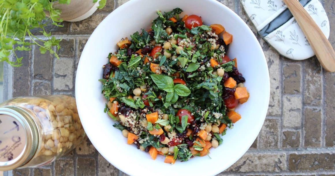 Salade de quinoa et patates douces