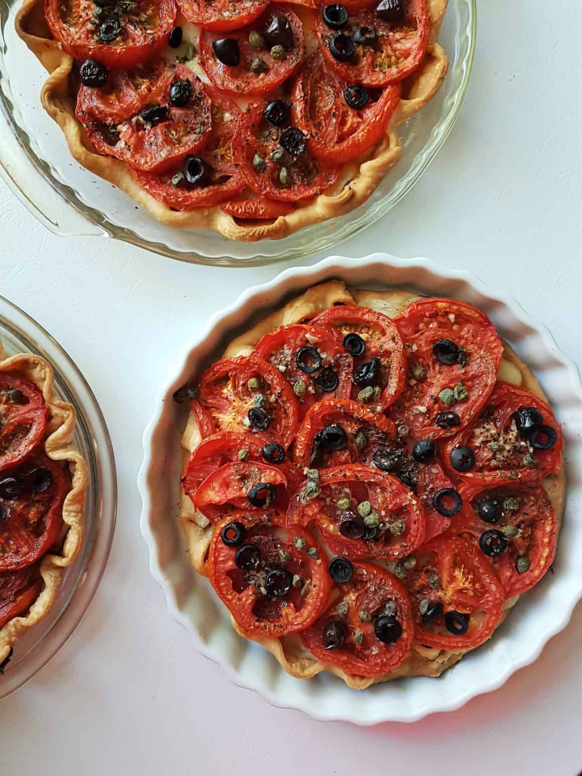 Tarte provençale aux tomates